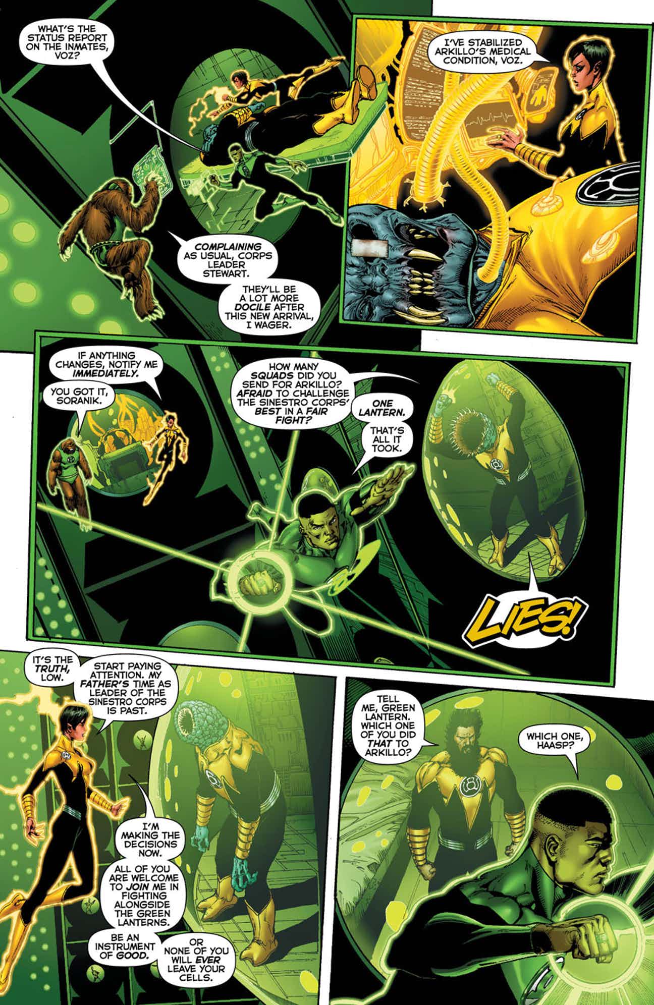 Father low. Аркилло ДС комикс. Комикс hal Jordan and the Green Lantern Corps (2016) Darkstars,42.