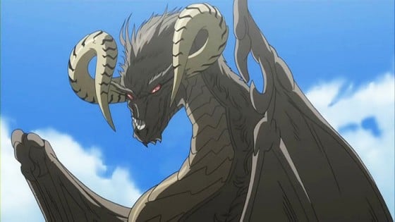 high school anime with dragons