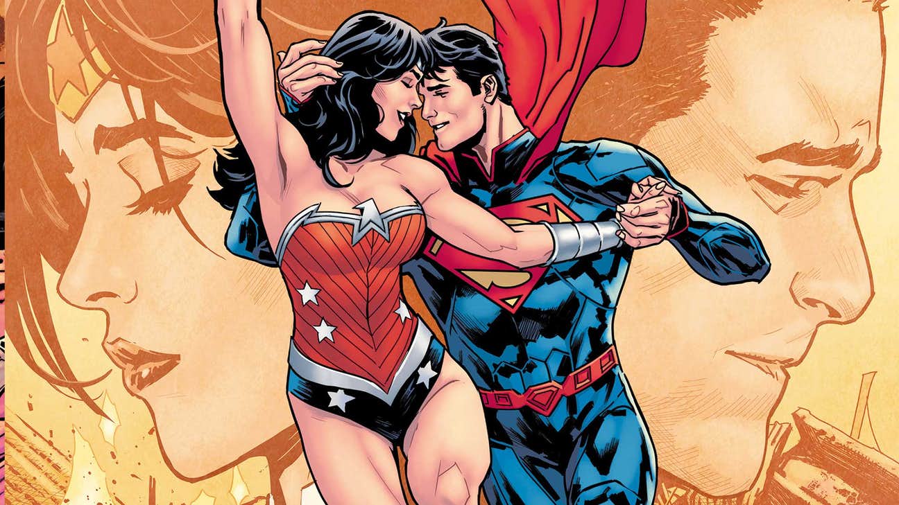 Wonder Woman and Steve Trevor. 