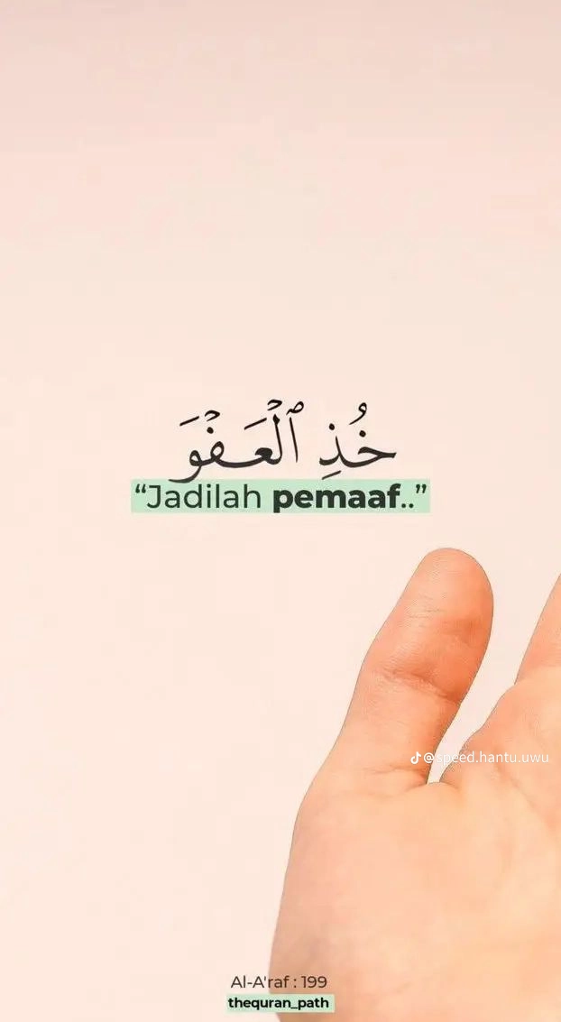 Jadilah Pemaaf