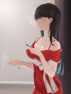 Smoking Fetish In Anime [compilation]