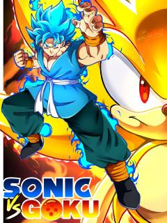 Son Goku Vs Sonic The Hedgehog