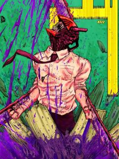 Chainsaw Man - Digital Coloured